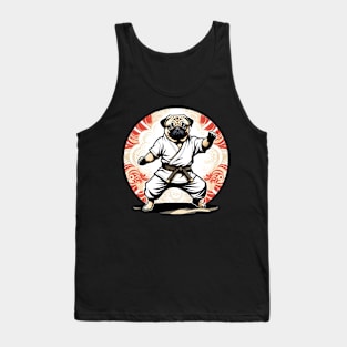 Pug doing Martial Arts Tank Top